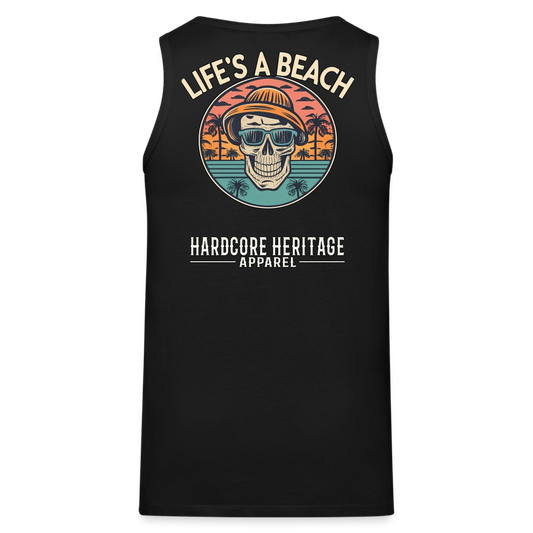 Life's a Beach v2 Tank - black