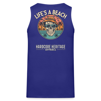 Life's a Beach v2 Tank - royal blue