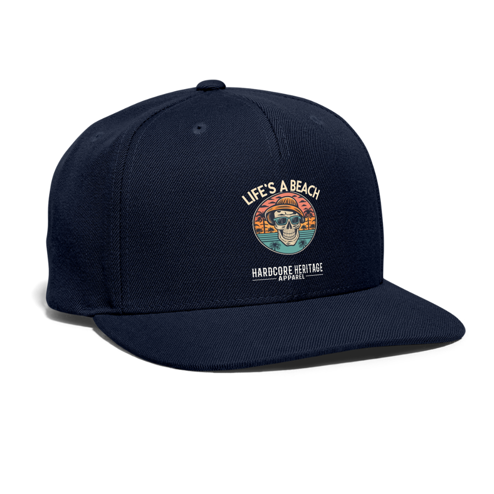 Life's a Beach v2 Snapback - navy