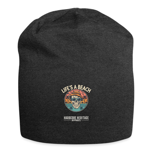 Life's a Beach v2 Beanie - charcoal grey