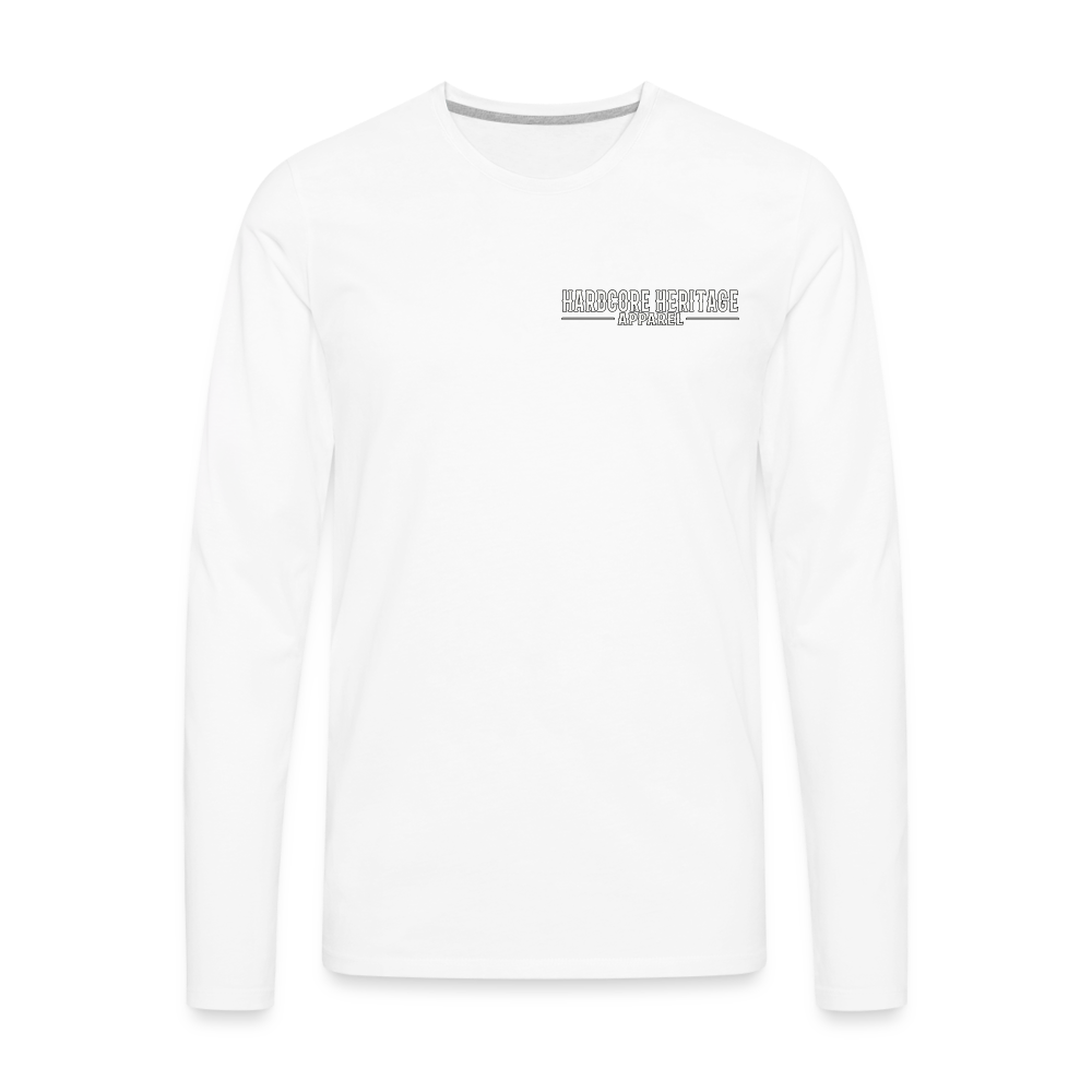 American Traditional Reaper Long Sleeve Tee - white