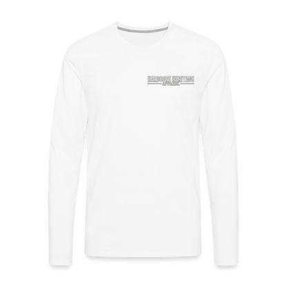 American Traditional Reaper Long Sleeve Tee - white