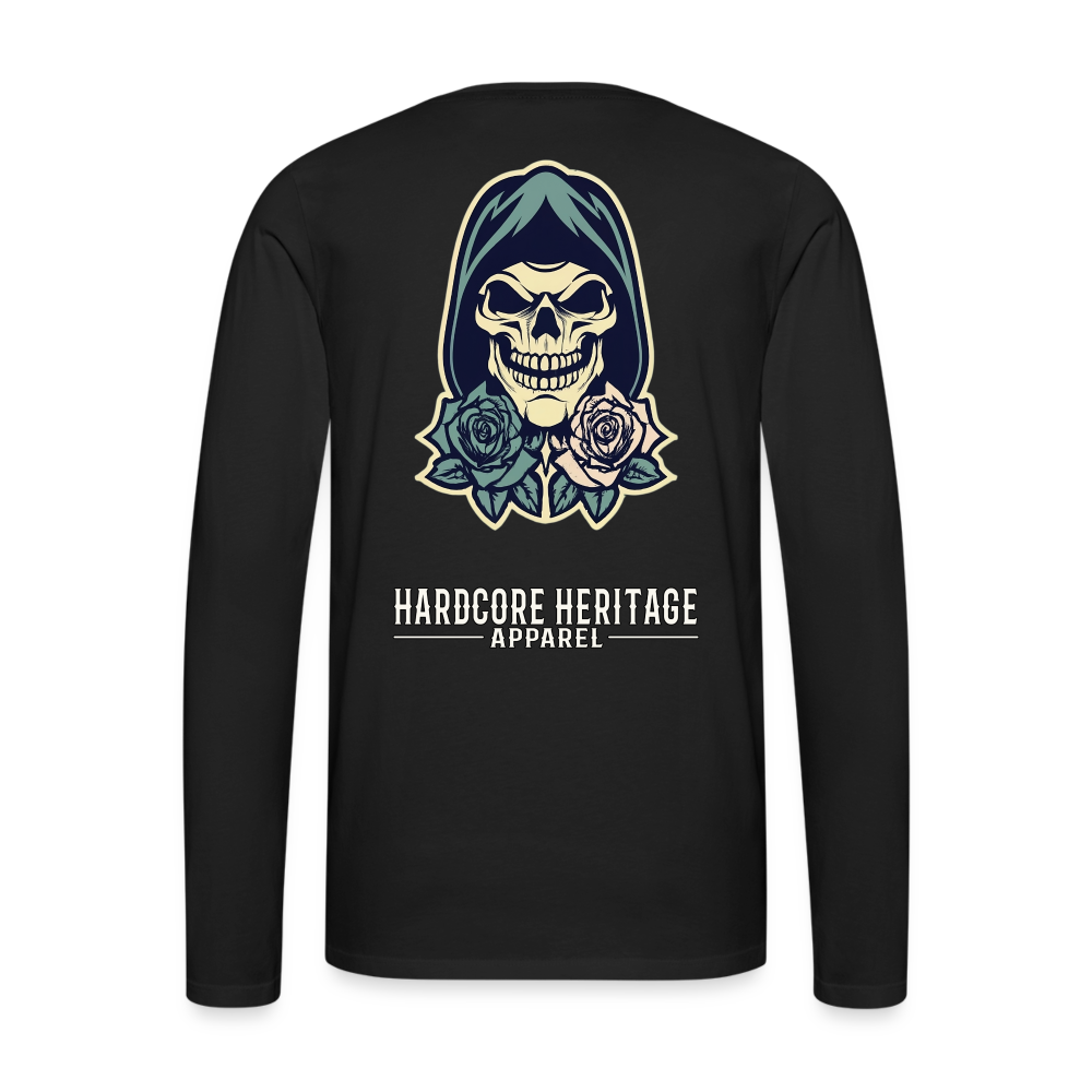 American Traditional Reaper Long Sleeve Tee - black