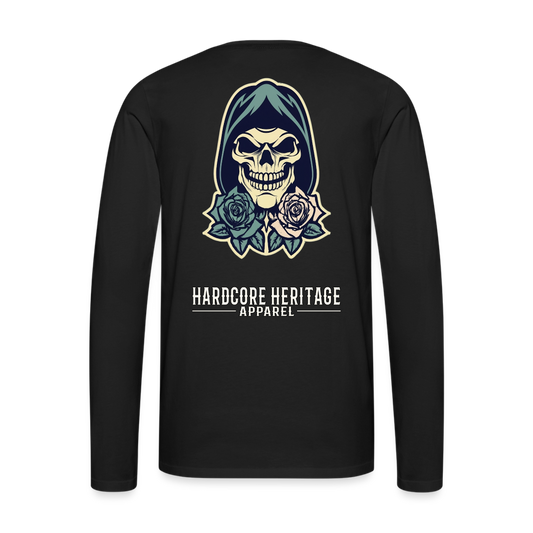 American Traditional Reaper Long Sleeve Tee - black