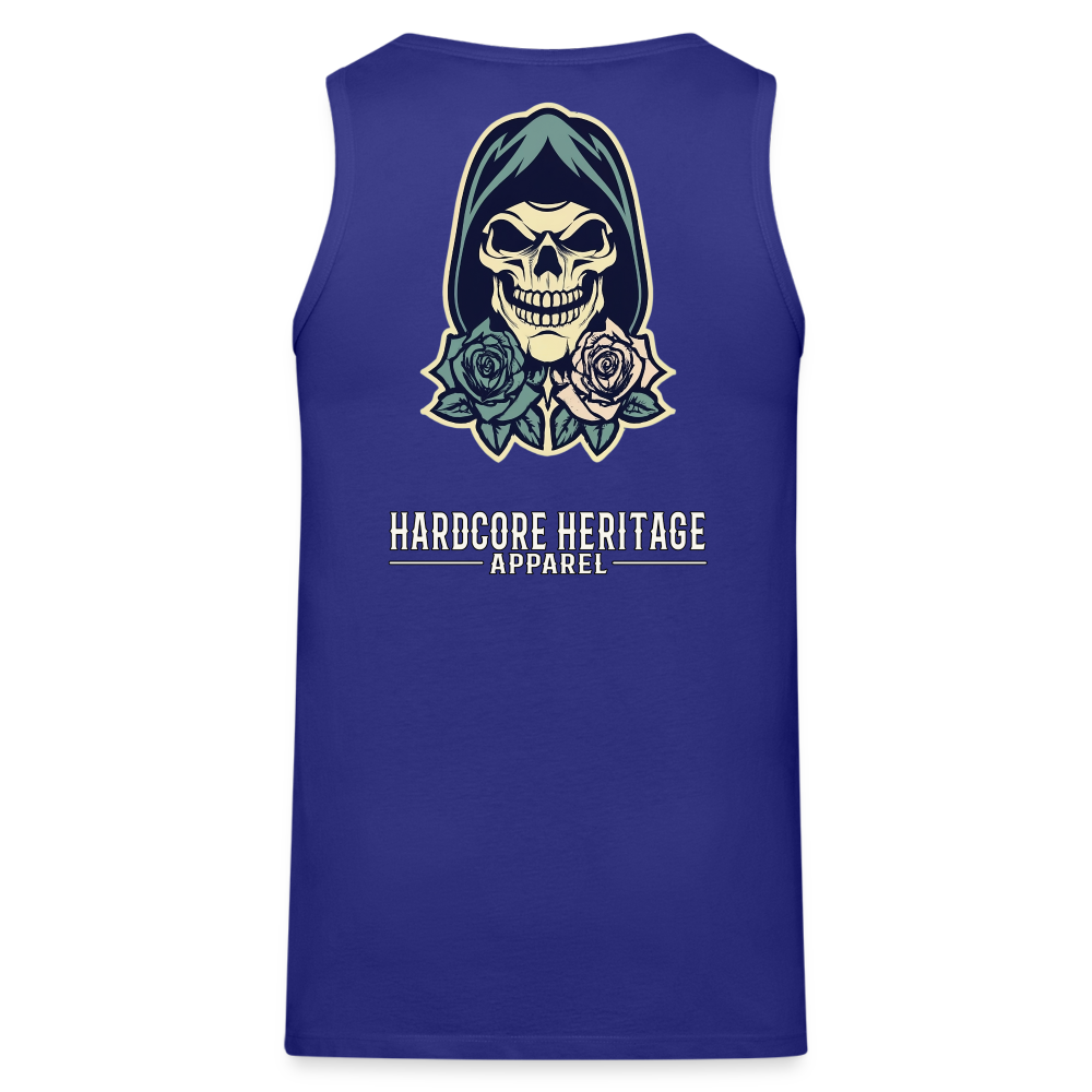 American Traditional Reaper Tank - royal blue