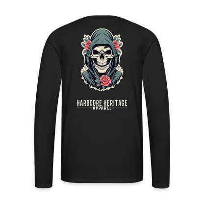 Death's Lover Long Sleeve Tee - black