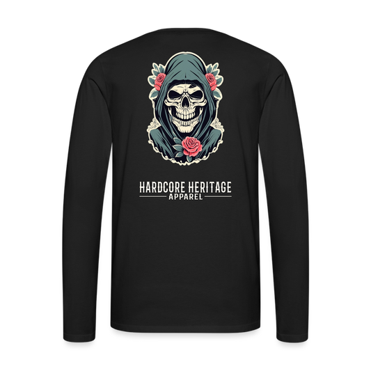 Death's Lover Long Sleeve Tee - black