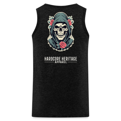 Death's Lover Tank - charcoal grey