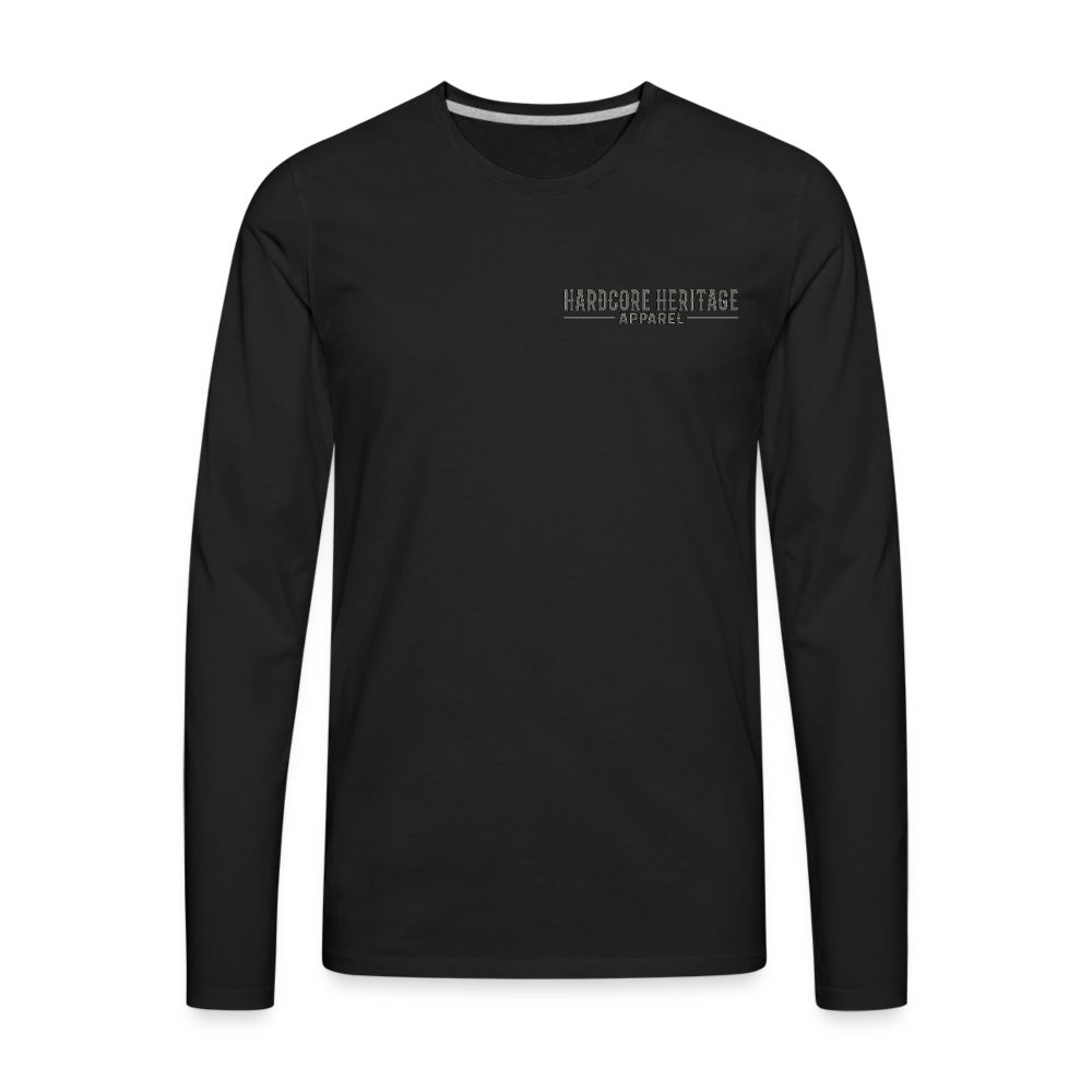 Distinguished Gentleman Long Sleeve Tee - black