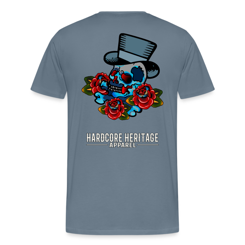 Distinguished Gentleman Tee - steel blue