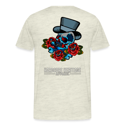 Distinguished Gentleman Tee - heather oatmeal