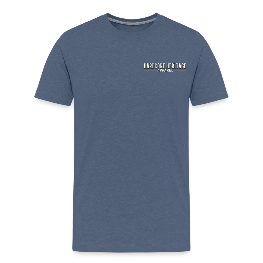 Distinguished Gentleman Tee - heather blue