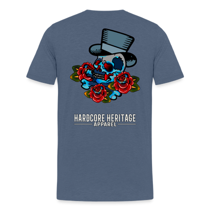 Distinguished Gentleman Tee - heather blue