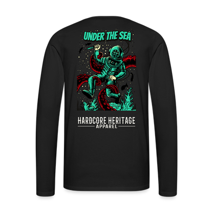 Ocean Dweller Long Sleeve Tee - black