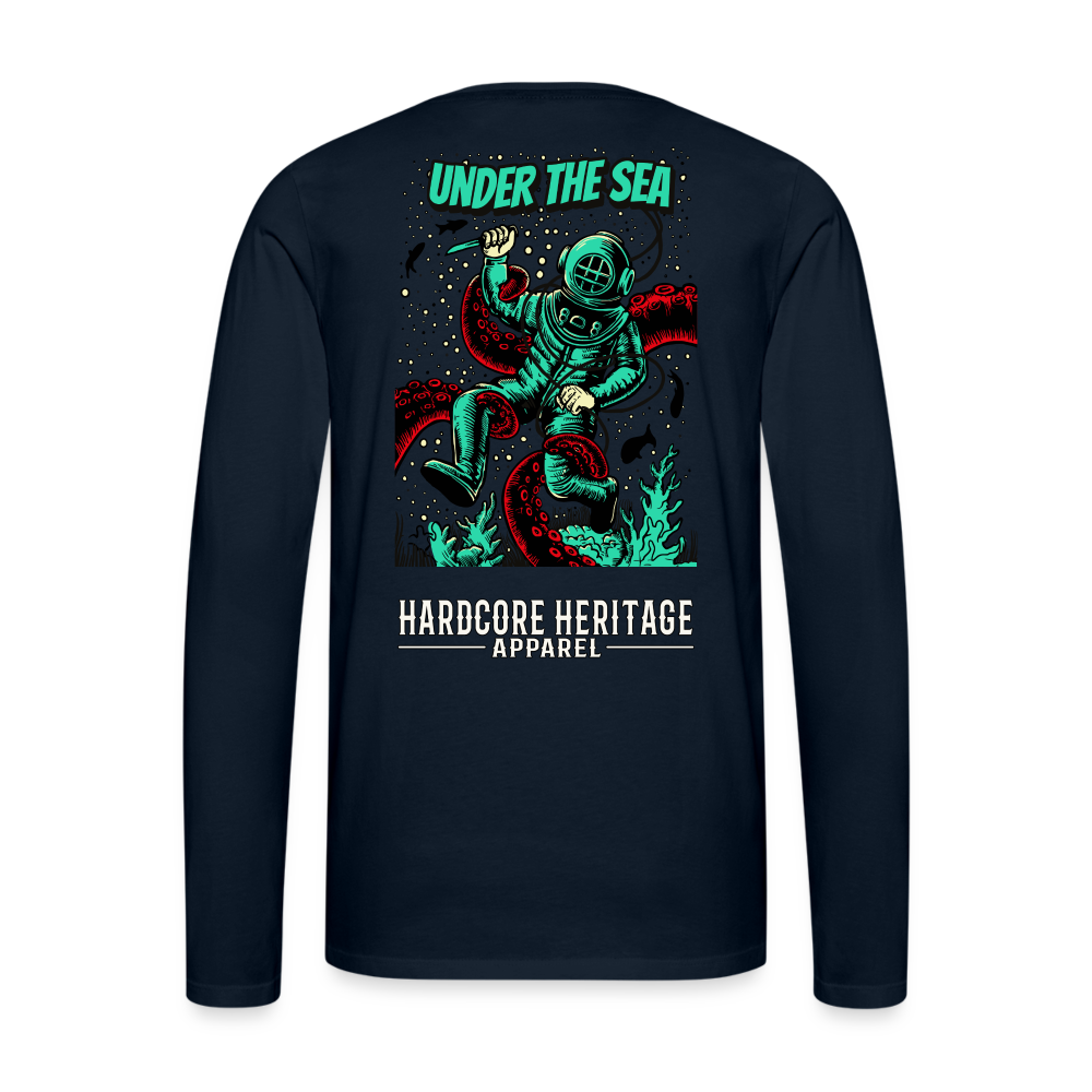 Ocean Dweller Long Sleeve Tee - deep navy