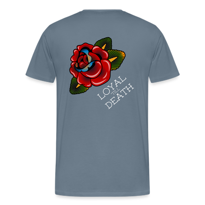 Loyal 'Till Death Tee - steel blue