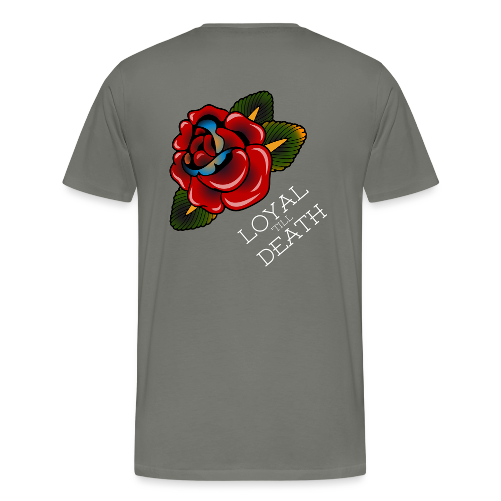 Loyal 'Till Death Tee - asphalt gray