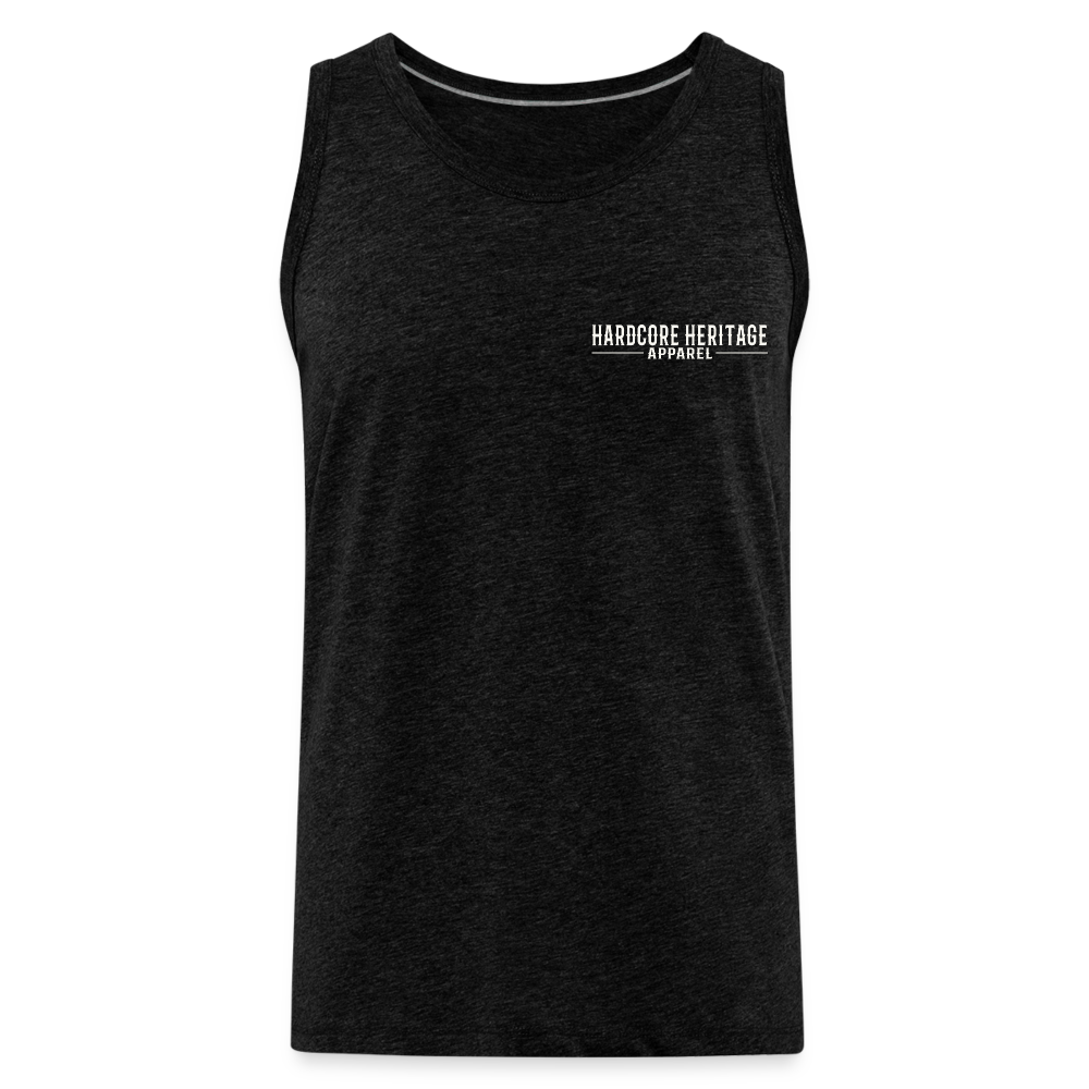 Hair Band Tank - charcoal grey