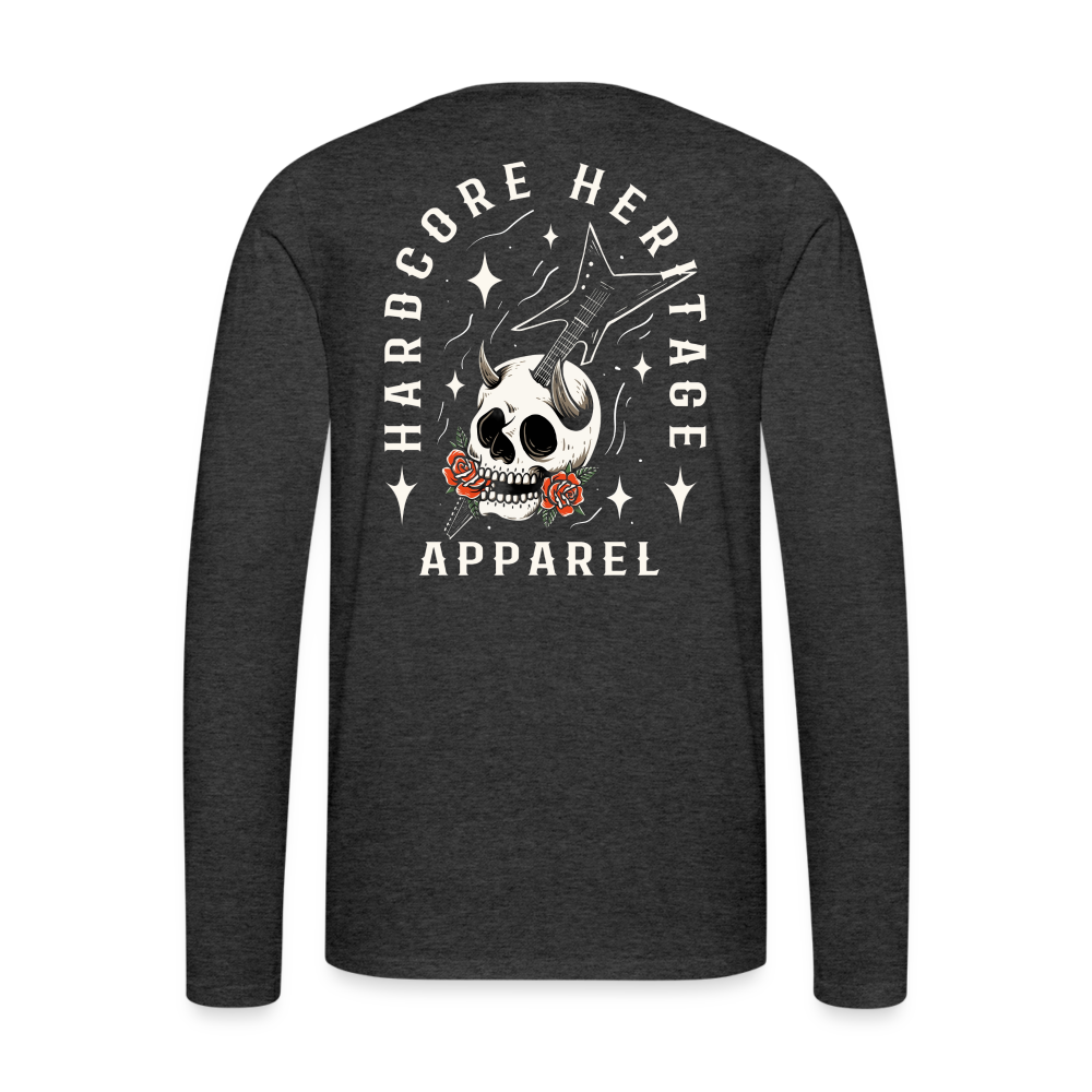 Hair Band Long Sleeve Tee - charcoal grey