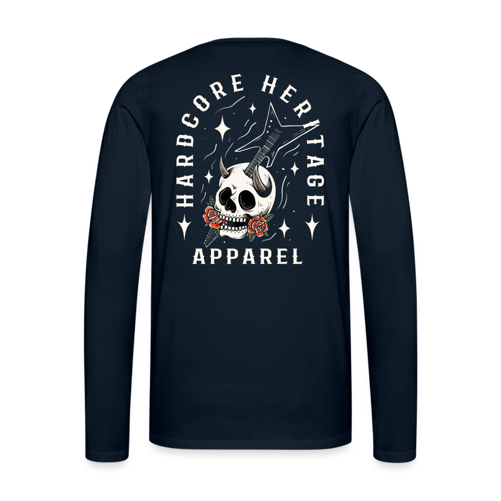 Hair Band Long Sleeve Tee - deep navy