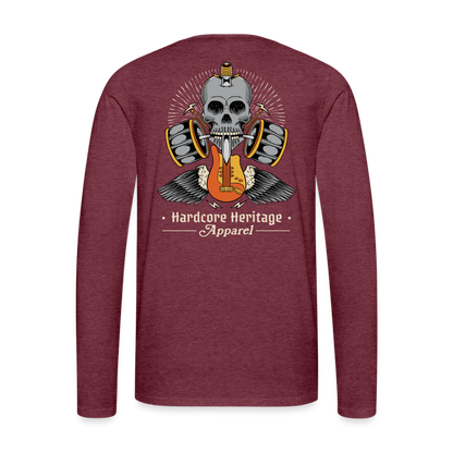 OG Long Sleeve Tee - heather burgundy