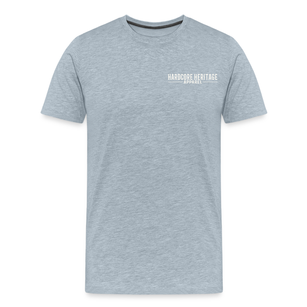 Smokey Tee - heather ice blue