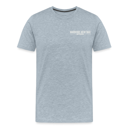 Smokey Tee - heather ice blue