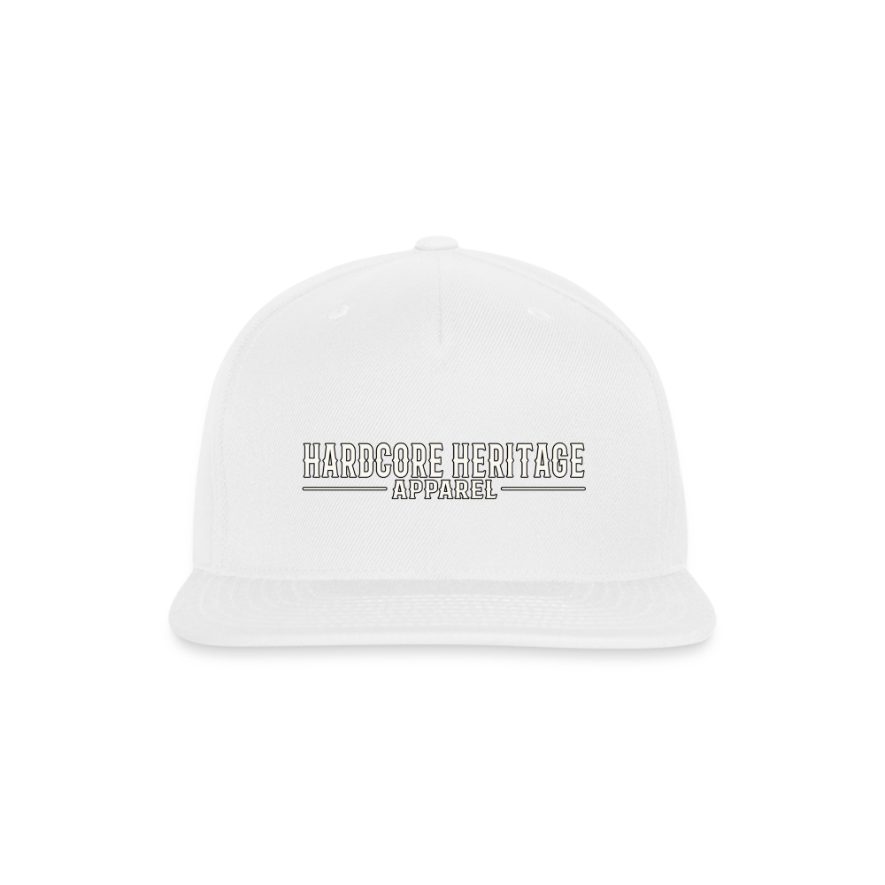 Traditional Logo Snapback - white