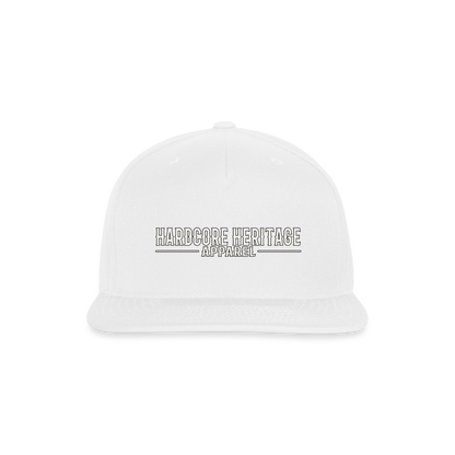 Traditional Logo Snapback - white