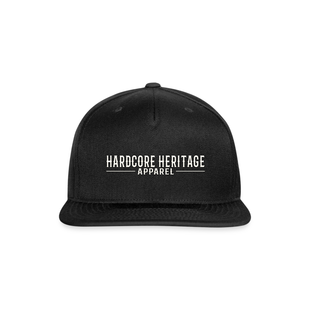 Traditional Logo Snapback - black