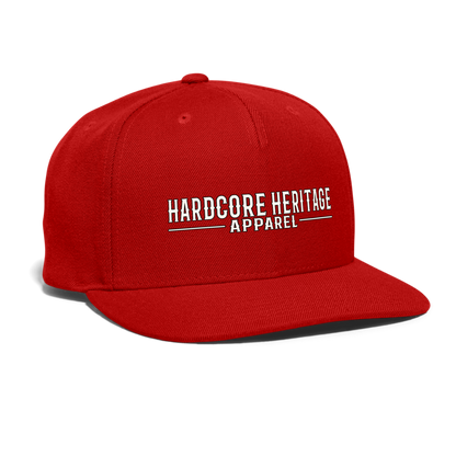 Traditional Logo Snapback - red