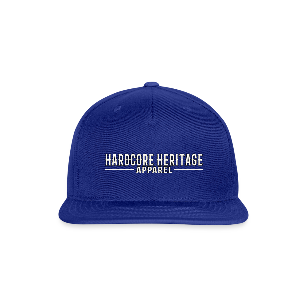 Traditional Logo Snapback - royal blue