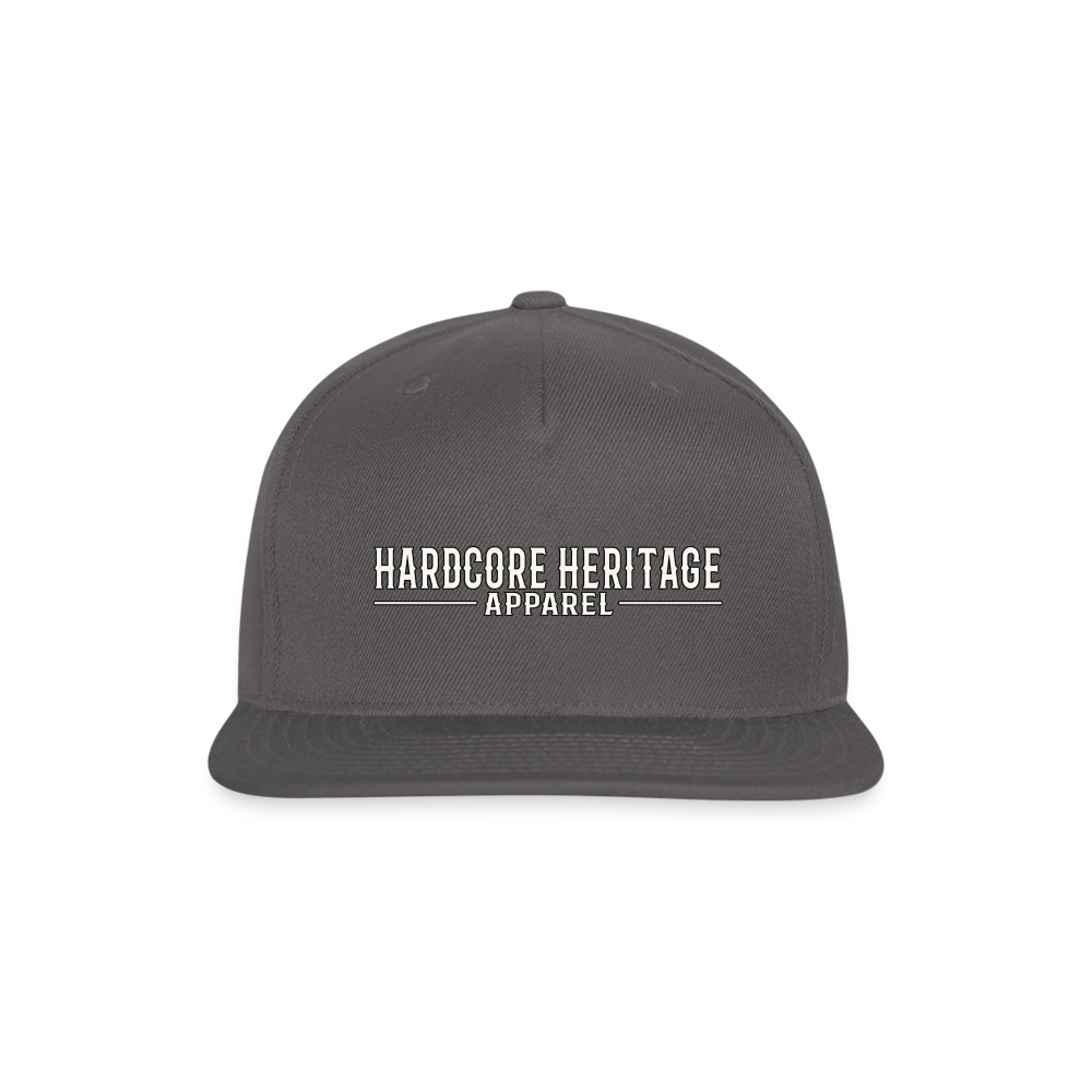 Traditional Logo Snapback - dark grey