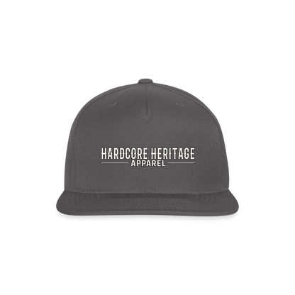 Traditional Logo Snapback - dark grey