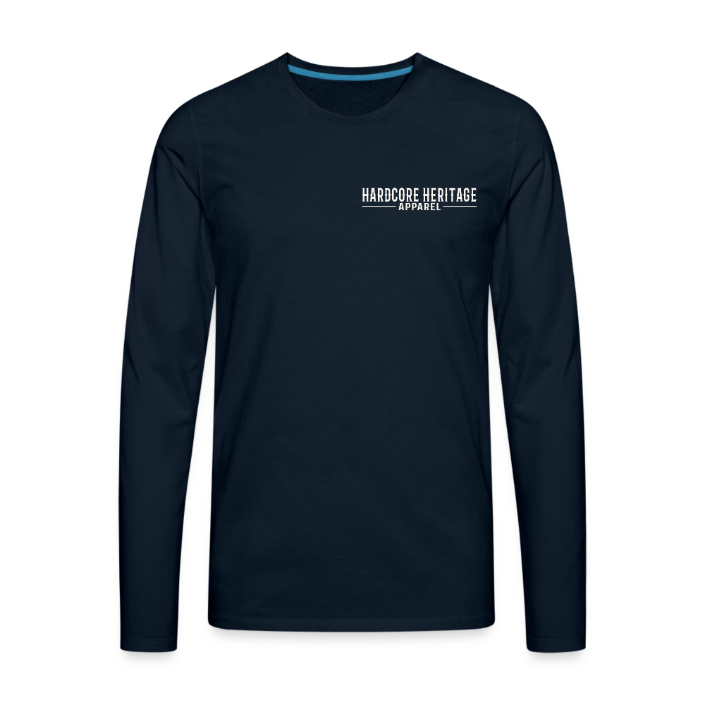 Smokey Long Sleeve Tee - deep navy