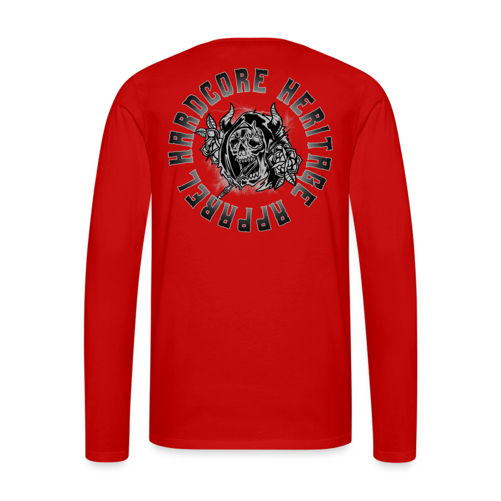 Ghoul Long Sleeve Tee - red