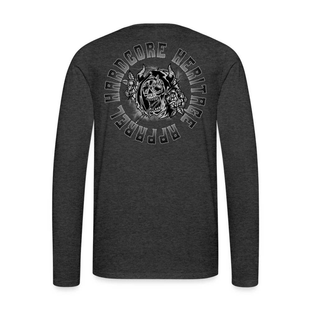 Ghoul Long Sleeve Tee - charcoal grey