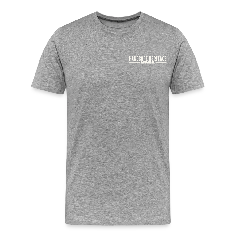 Hardcore Band Tee - heather gray