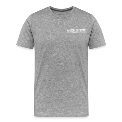 Hardcore Band Tee - heather gray