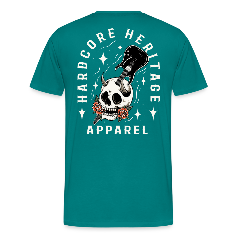 Hardcore Band Tee - teal