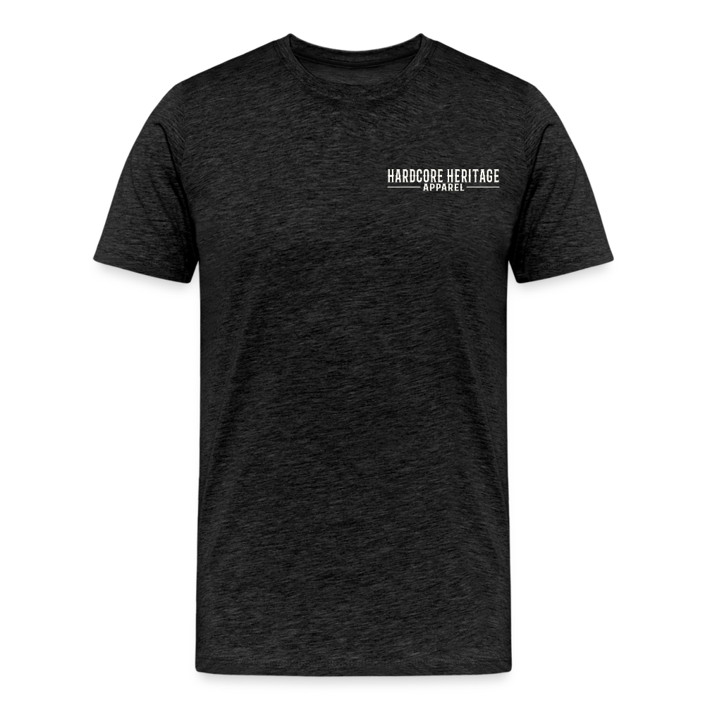 Hardcore Band Tee - charcoal grey