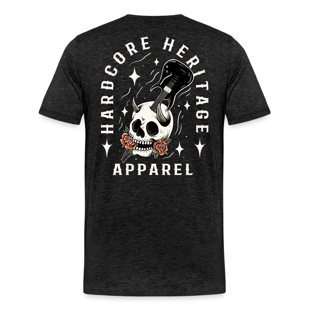 Hardcore Band Tee - charcoal grey