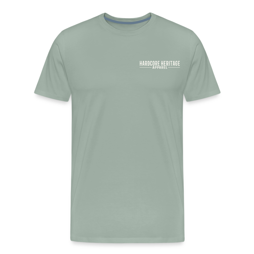 Hardcore Band Tee - steel green