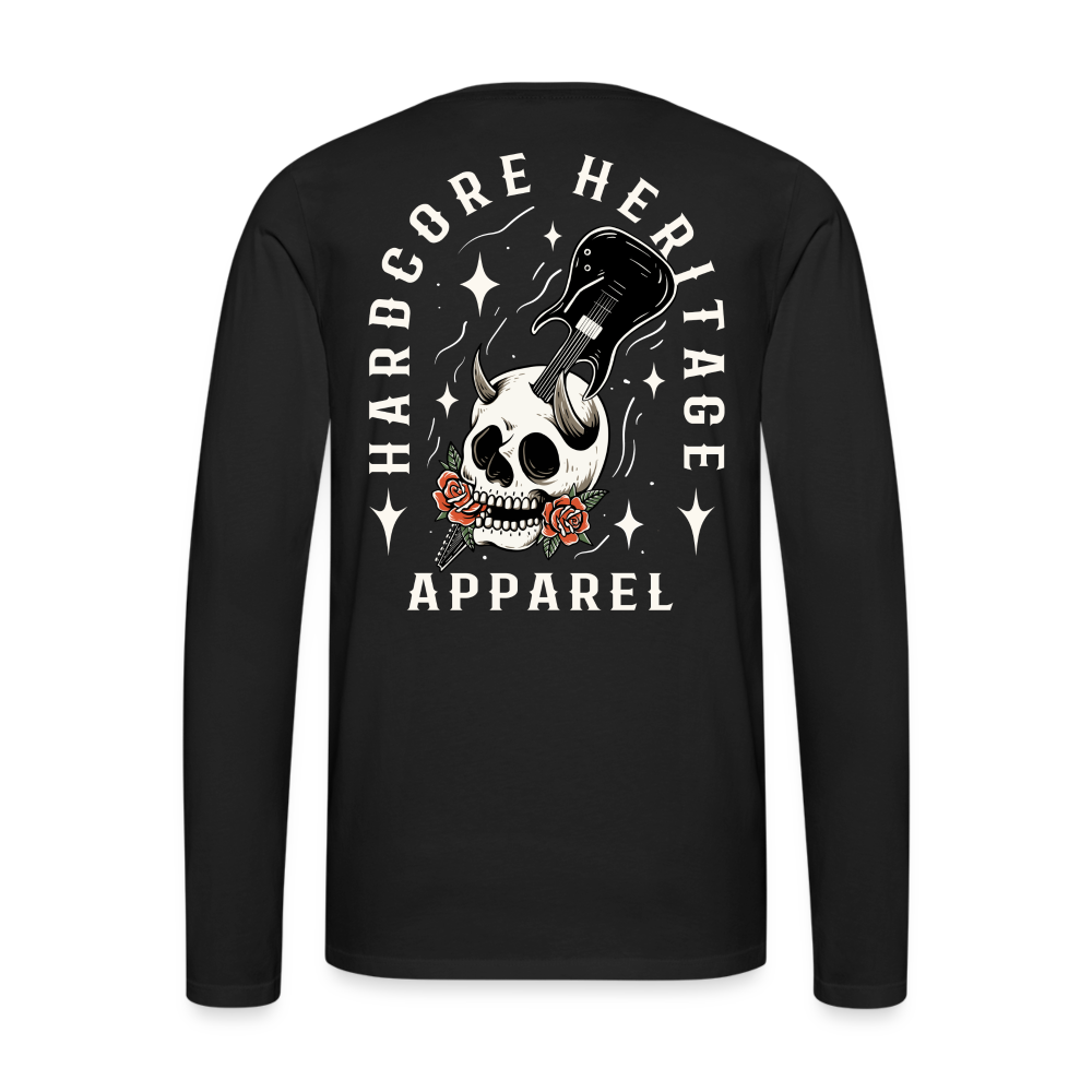 Hardcore Band Long Sleeve Tee - black