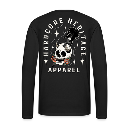 Hardcore Band Long Sleeve Tee - black