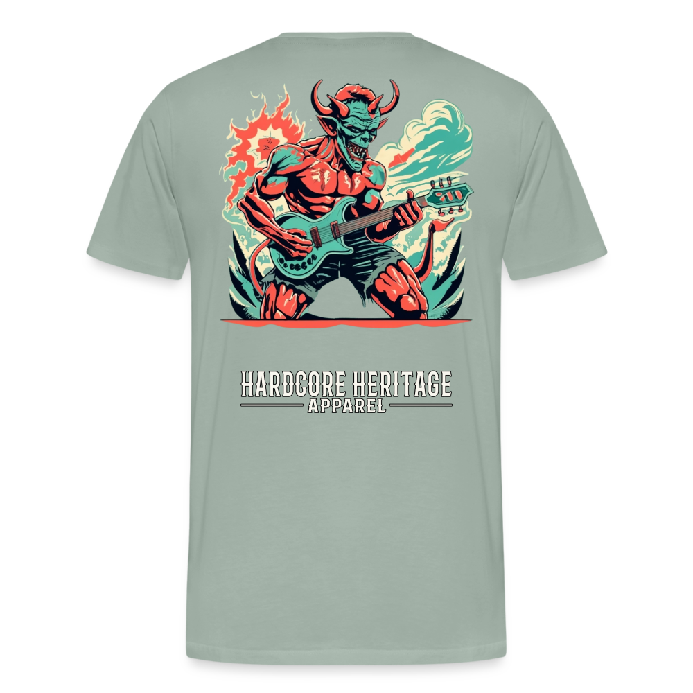 Rock Devil Tee - steel green