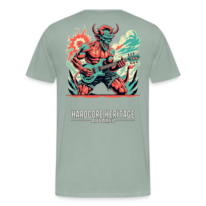 Rock Devil Tee - steel green