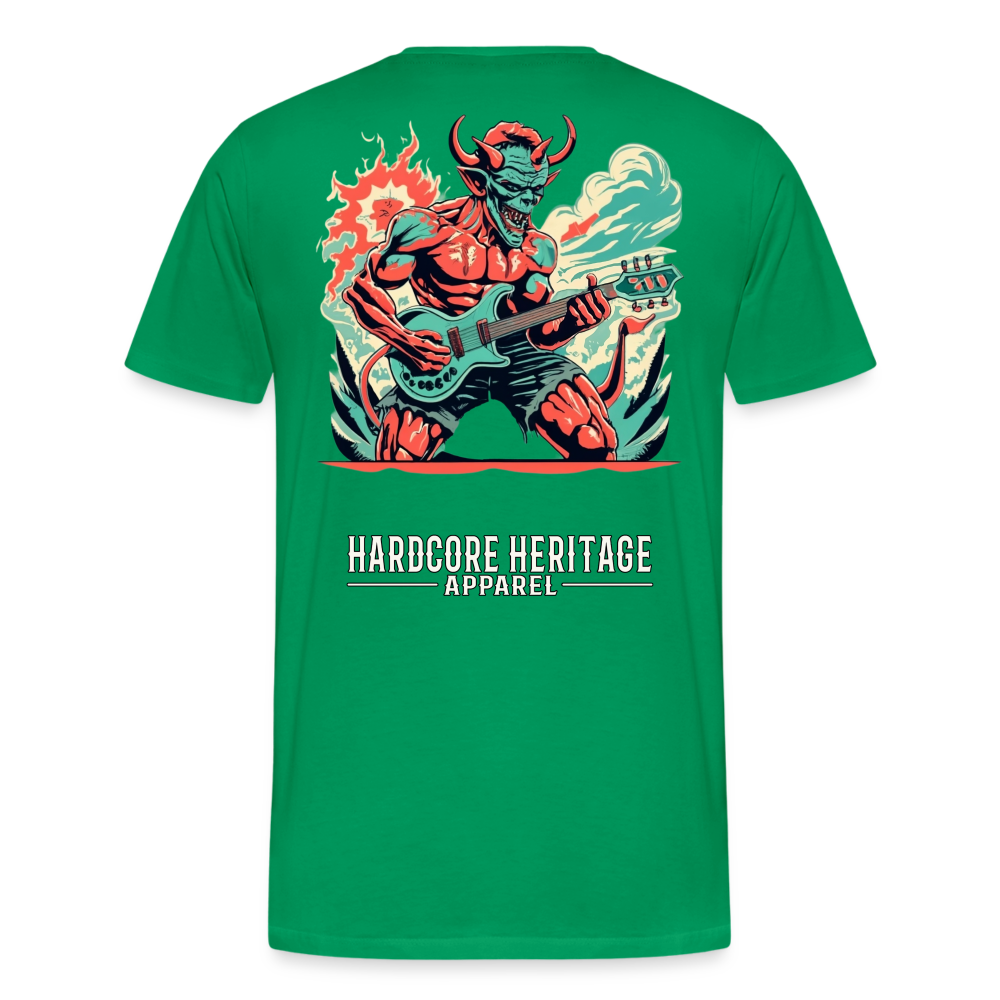 Rock Devil Tee - kelly green