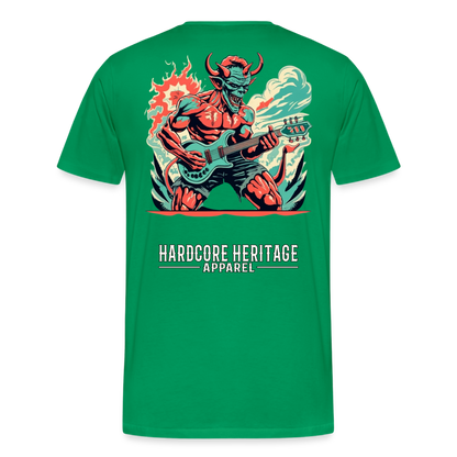 Rock Devil Tee - kelly green