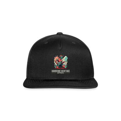 Rock Devil Snapback - black